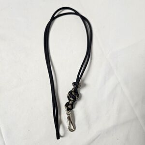 Handmade Paracord Black Camo Lanyard‎